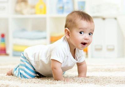 Baby development Month by month - 1 year milestones