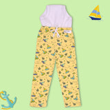 Potty Training Pajamas - Sailing Hearts Print