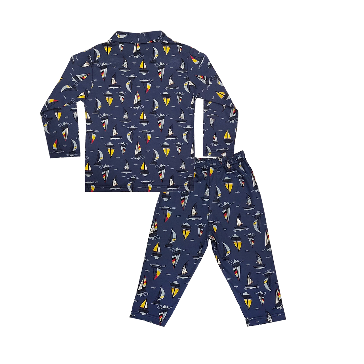 Full Sleeves Baby Little Sailors Printed Night Suit  for Baby/Kids - Navy Blue 2-3 Years