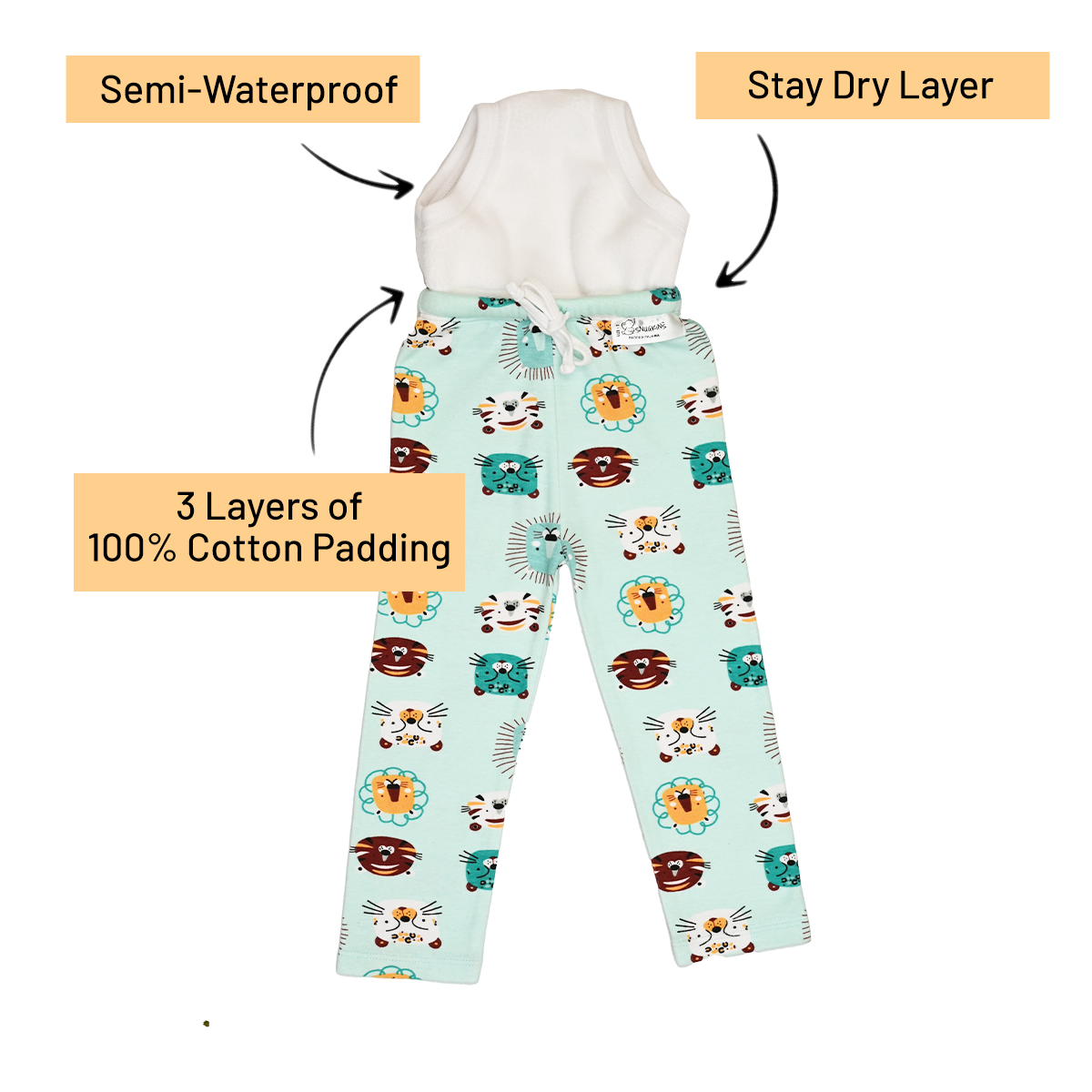 Potty Training Pajamas - Shiny Shers Print