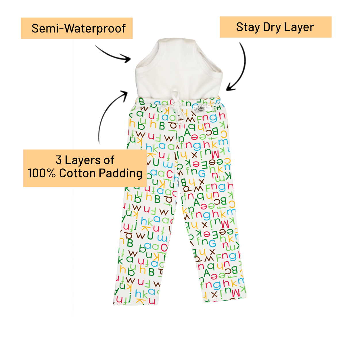 Potty Training Pajamas Kindergarten Tales Print Pack 1