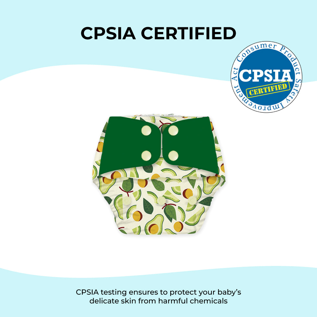 Avocuddle - Regular Cloth Diapers with Soaker Booster for 3month -3 years