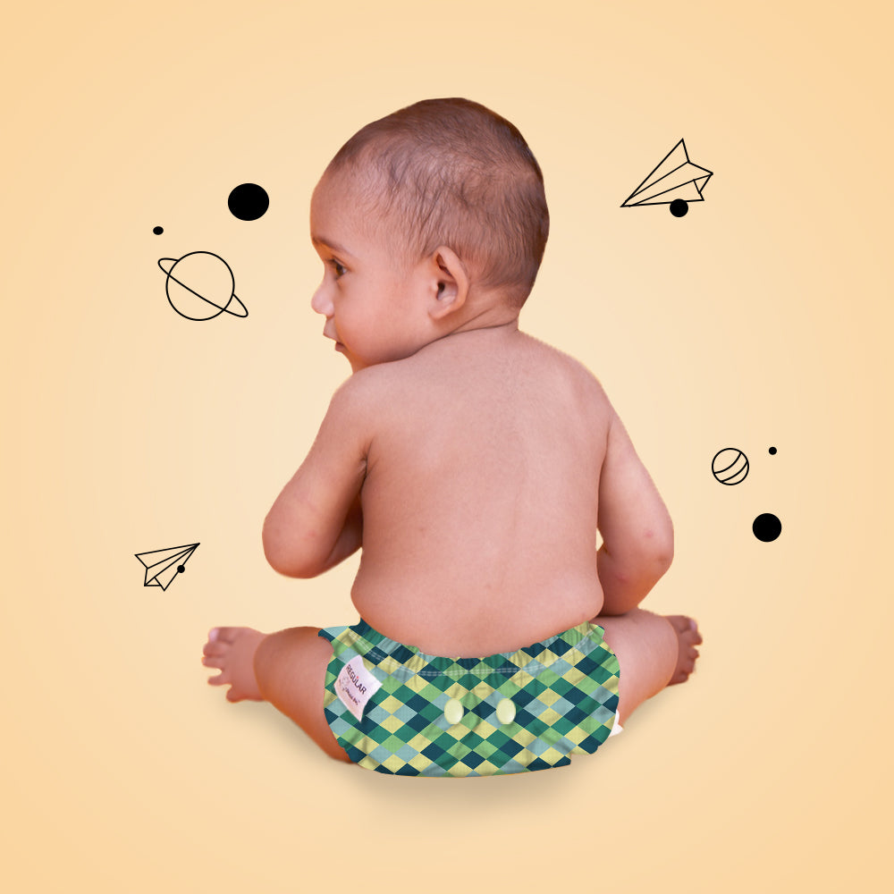 CRAZY DEAL - Buy 3 Regular Cloth Diapers Get 1 Free