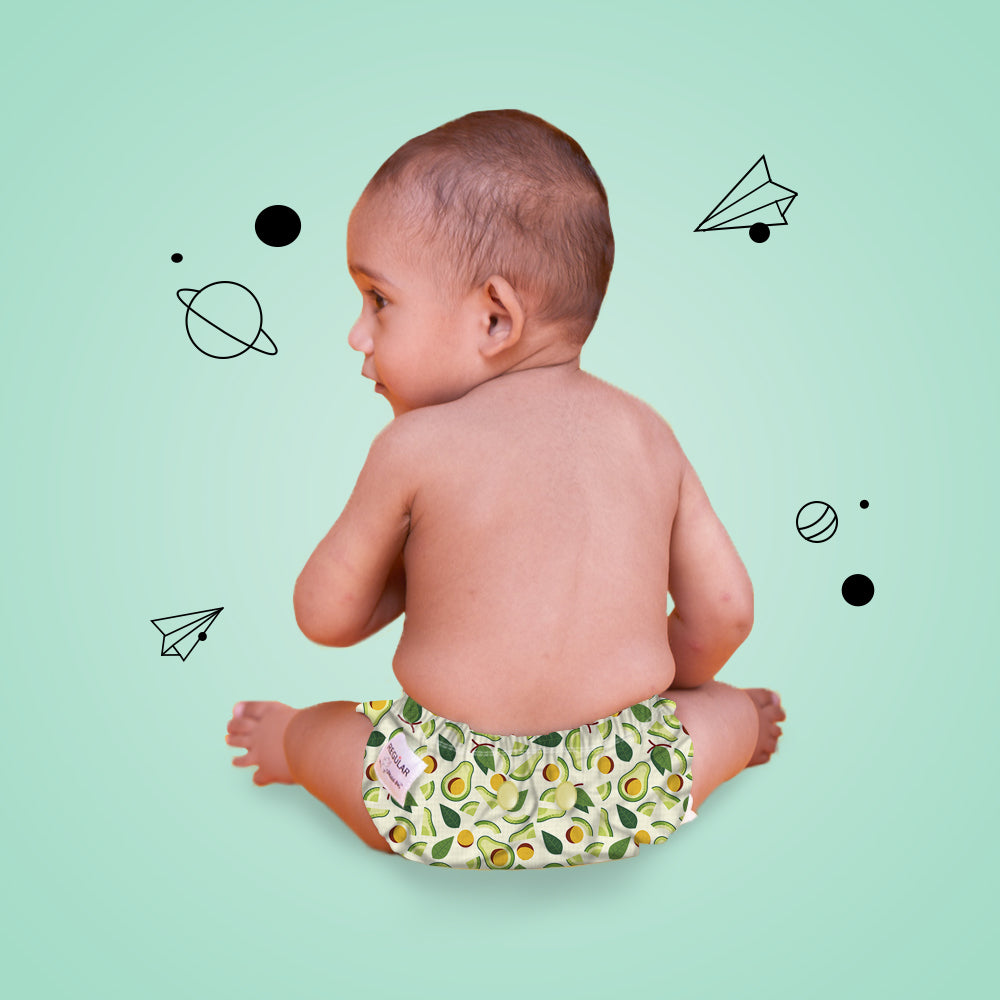 Avocuddle - Regular Cloth Diapers with Soaker Booster for 3month -3 years