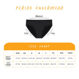 Size Chart - Period Underwear