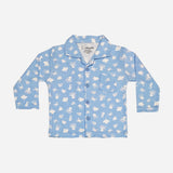 Childrens Night Dress β Sky Blue with Octopus Print