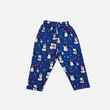 Full Sleeves Baby Pajamas with Penguin Print β Navy Blue