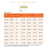 Potty Training Pants - Size Chart