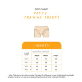 Size Chart - Potty Training Shorts