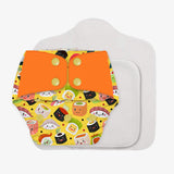 Mushi Sushi - Regular Cloth Diapers with Soaker Booster for 3month -3 years