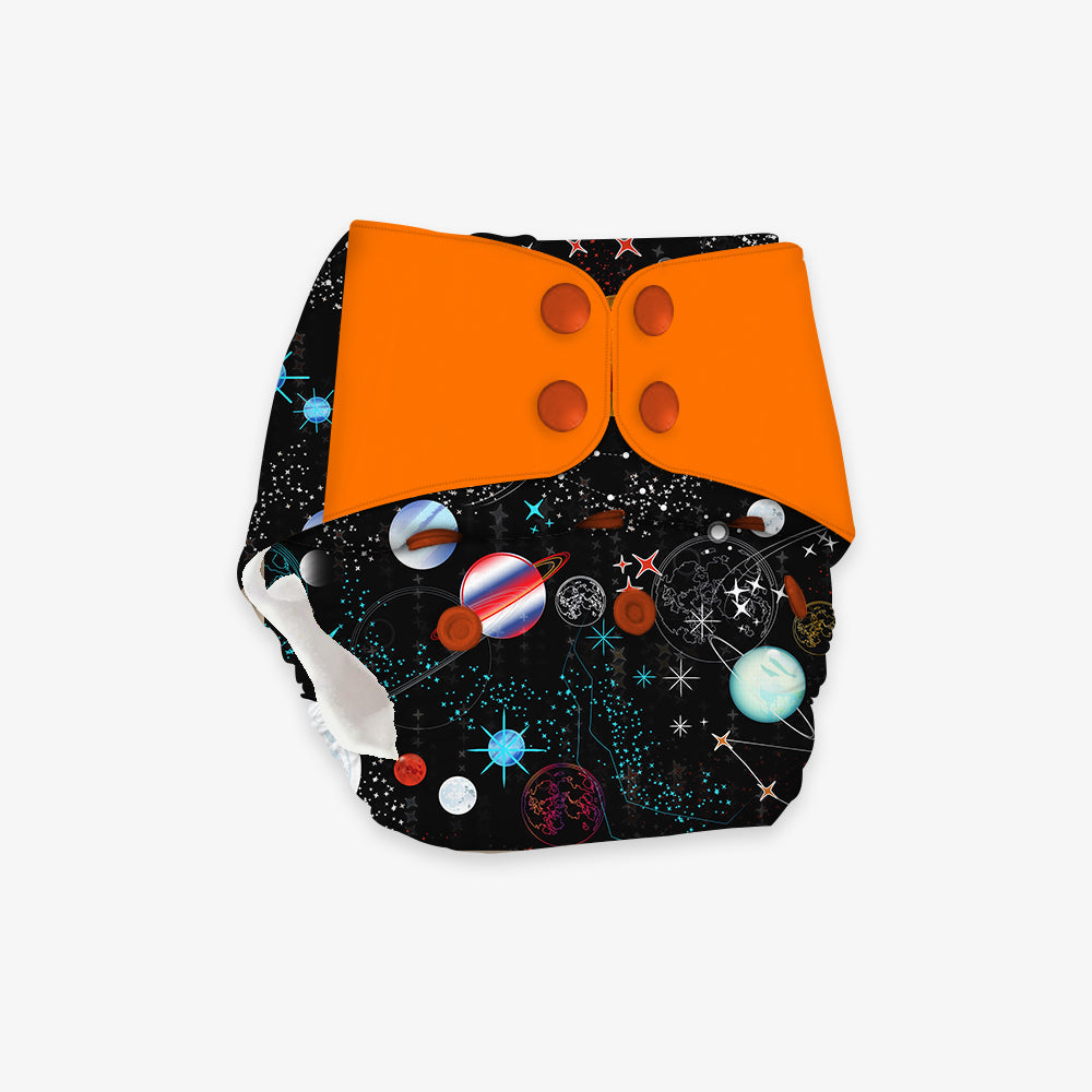 Galaxy ride - Regular Cloth Diapers with Soaker Booster for 3month -3 years
