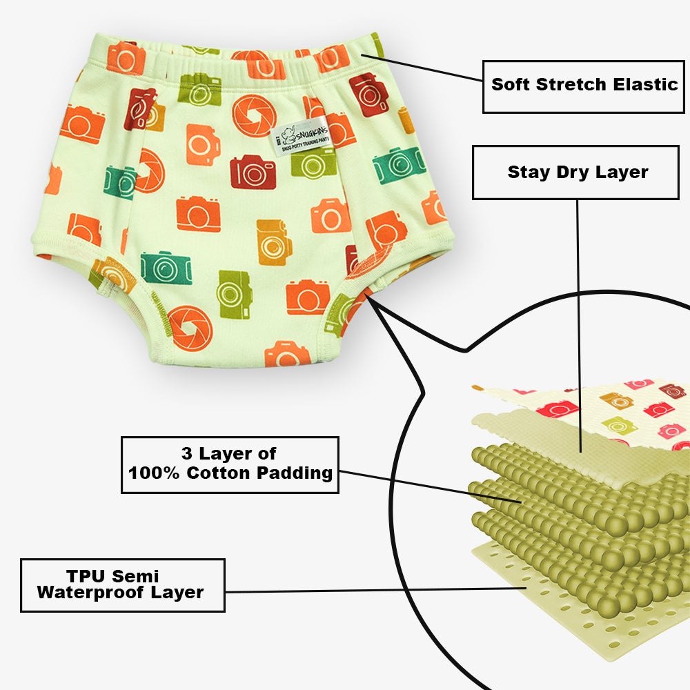 CRAZY DEAL - Buy 12 Snug Potty Training Pants Get 3 Free - (NO Print Choice)