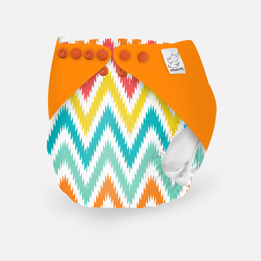Macaroon Ikat - New-Age Cloth Diapers for 3month -2 years