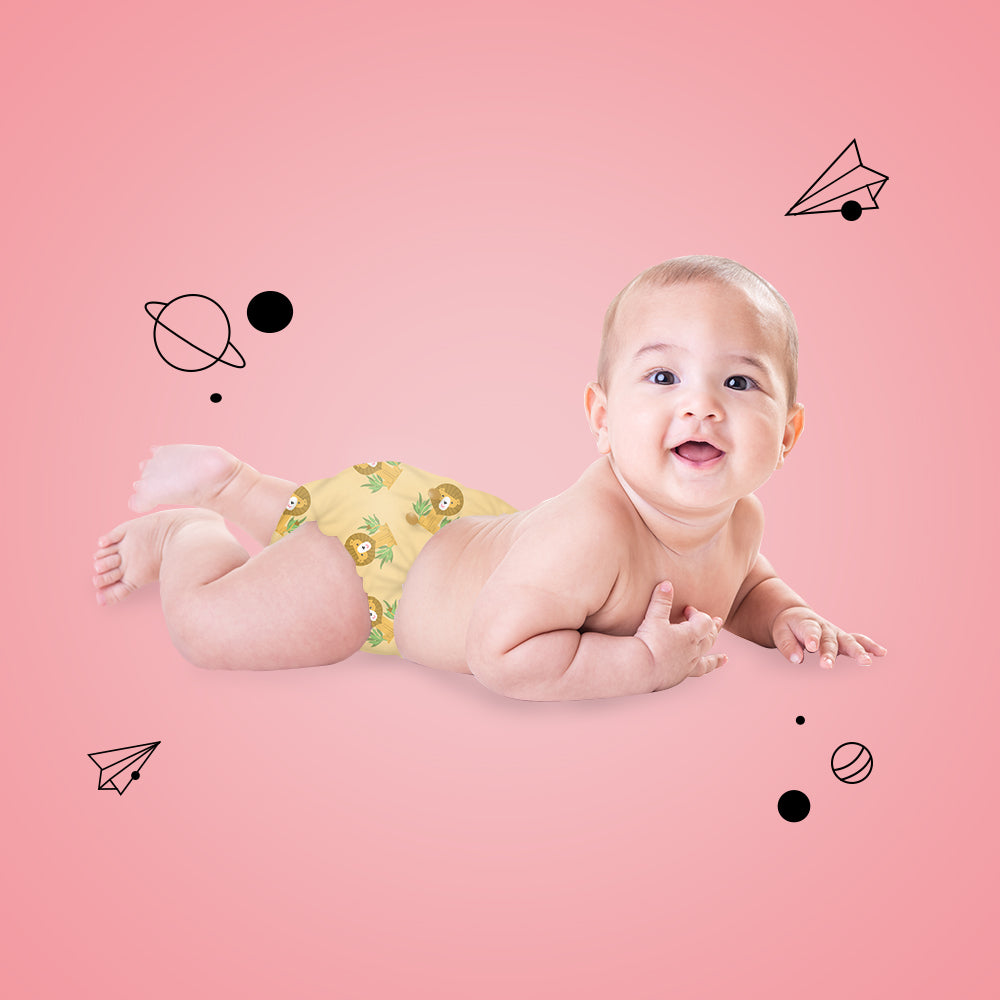 CRAZY DEAL - Lion Hearted Newborn Bliss Cloth Diapers for 0-3 Month