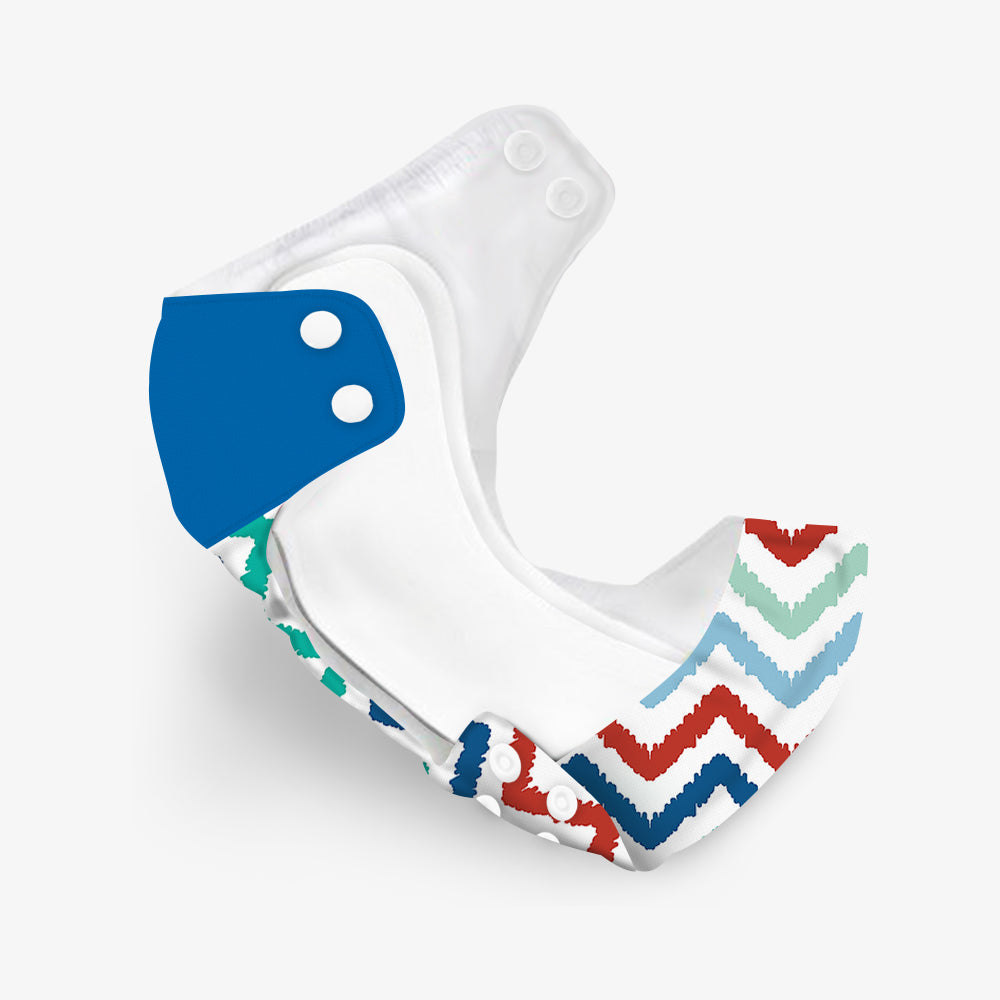 Dizzy waves - Regular Cloth Diapers with Soaker for 3month -3 years