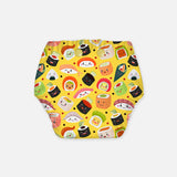 Mushi Sushi Cloth Diapers with Soaker for 3mo–3yrs
