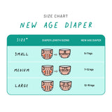 New-Age Cloth Diapers with Soaker and Booster - Pack of 2