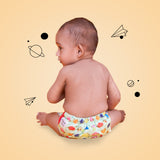 Regular Cloth Diapers with Soaker and Booster - Pack of 2