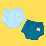 Potty Training Pants Blue & Dark Blue Print - Pack of 2