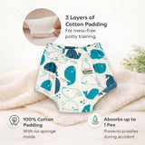 Potty Training Pants Evil Eye & Whale Print - Pack of 2