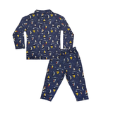 Full Sleeves Baby Little Sailors Printed Pajamas / Night Suit  for Baby/Kids - Navy Blue
