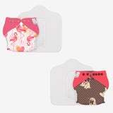 New Age Cloth Diapers with Soaker and Booster - Pack of 2