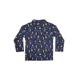 Full Sleeves Baby Little Sailors Printed Night Suit for Baby/Kids - Navy Blue 12-18 Months