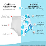 Potty Training Pants Evil Eye & Whale Print - Pack of 2