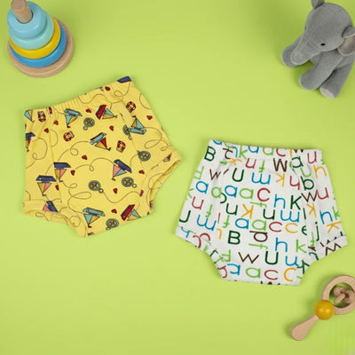 Potty Training Pants Kindergarten Tales & Sailing Hearts Print - Pack of 2