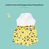 Potty Training Shorts - Pack of 2 (Kindergarten Tales & Sailing Hearts Print)
