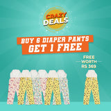 Crazy Deals - Buy 6 Potty Training Diaper Pants and Get 1 Free