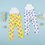 Snugkins Diaper Pant Potty Training Pajamas for Boys & Girls 100% Cotton Size 1 - Pack 2 - Evil Eye & Watermelon