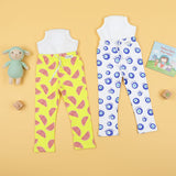 Snugkins Diaper Pant Potty Training Pajamas for Boys & Girls 100% Cotton - Pack of 2 - Watermelon & Whale