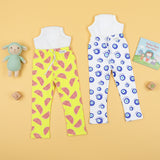 Snugkins Diaper Pant Potty Training Pajamas for Boys & Girls 100% Cotton Size 1 - Pack 2 - Evil Eye & Watermelon