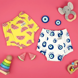 Potty Training Pants Evil Eye & Watermelon Print - Pack of 2