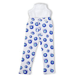 Snugkins Diaper Pant Potty Training Pajamas for Boys & Girls 100% Cotton Size 1 -Pack of 2 - Evil Eye & Whale