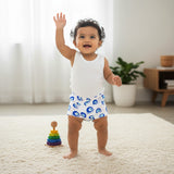 Snugkins Potty Training Shorts for Toddlers,Boys & Girls 100% Cotton - Pack of  1 - EvilEye
