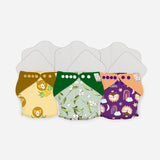 New-Age Cloth Diapers with Soaker and Booster - Pack of 3