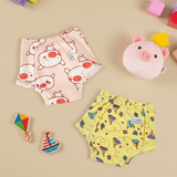 Potty Training Pants Sailing Boat & Naughty Pig Print - Pack of 2