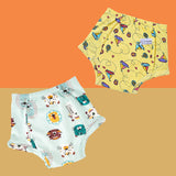 Potty Training Pants Sailing Boat & Roaring Lion Print 4-5 Years Pack of 2