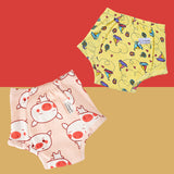 Potty Training Pants Sailing Boat & Naughty Pig Print - Pack of 2