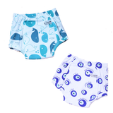 Potty Training Pants Evil Eye & Whale Print - Pack of 2