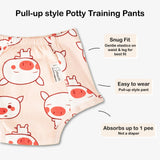 Potty Training Pants Kindergarten Tales & Pig Print - Pack of 2