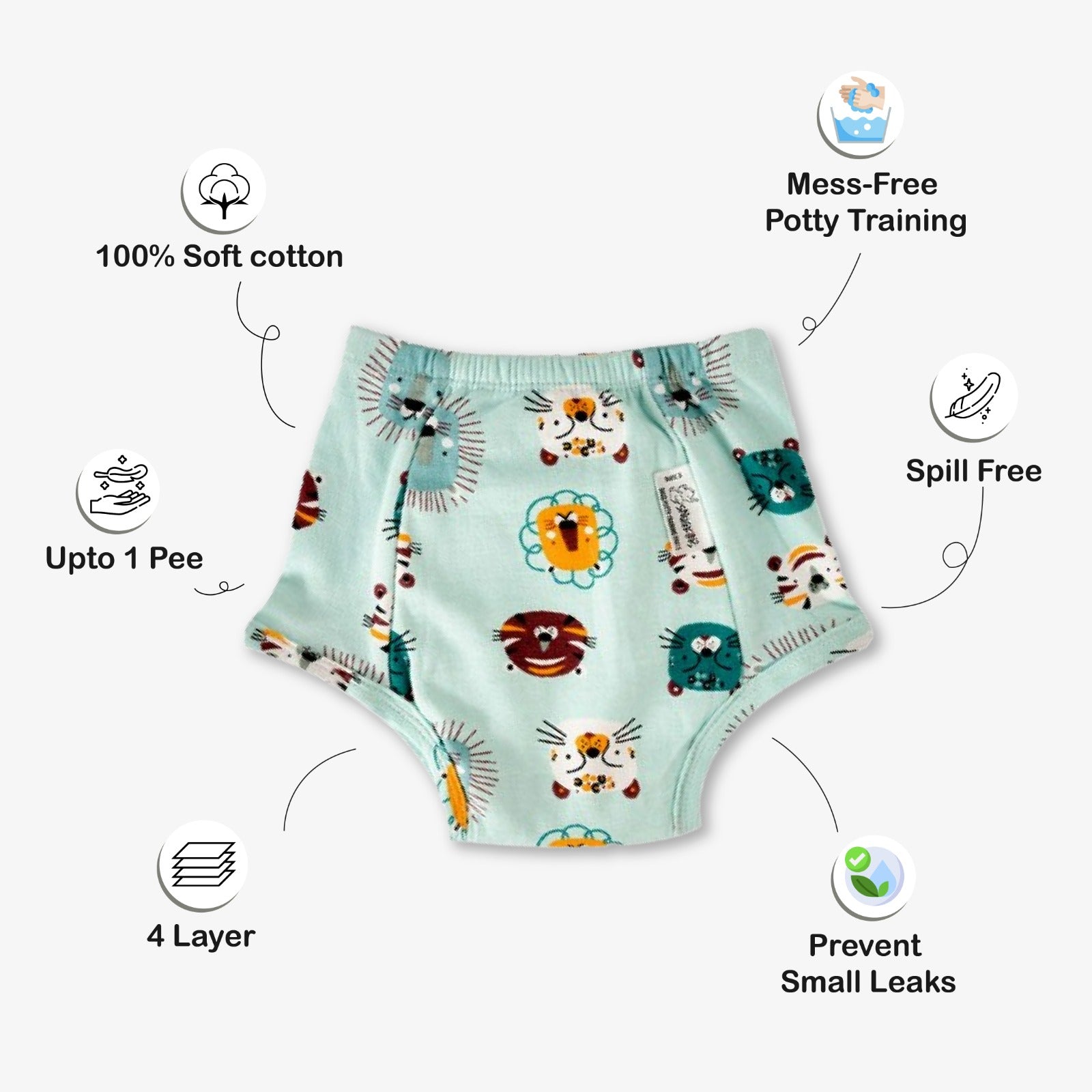 Potty Training Pants & Padded Underwear Pack of 2 Snugkins Potty Training Pants & Padded Underwear Pack of 2 Snugkins