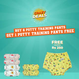 Crazy Deal - Buy 6 Snug Potty Training Pants All Prints Get 1 Free