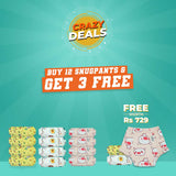 CRAZY DEAL - Buy 12 Snug Potty Training Pants Get 3 Free - (NO Print Choice)