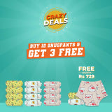 Crazy Deal - Buy 12 Snug Potty Training Pants Get 3 Free - (NO Print Choice)