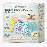 Snugkins Diaper Pant Potty Training Pajamas for Boys & Girls 100% Cotton - Pack of 3 - Mystic Trio
