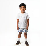 Snugkins Potty Training Shorts for Toddlers, Boys & Girls 100% Cotton - Pack of 2 - EvilEye & Watermelon