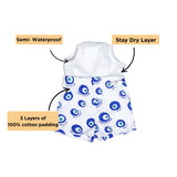 Snugkins Potty Training Shorts for Toddlers, Boys & Girls 100% Cotton - Pack of 2 - EvilEye & Watermelon